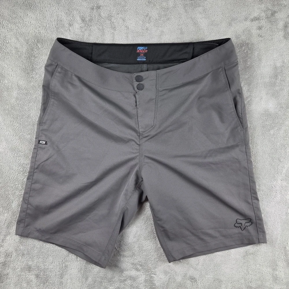 Fox Racing Ranger Shorts Gray Mountain Bike MTB Cycling 9.5